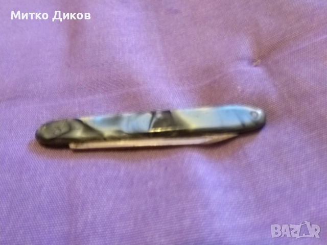  джобно ножче от соца 93мм на 63мм острие малко луфт, снимка 3 - Ножове - 52840276