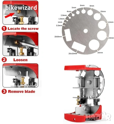 Универсален ръчен инструмент за оголване и рязане на проводници с различни диаметри НОВО, снимка 2 - Други инструменти - 53263242