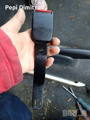 6N0857755B Volkswagen Polo 1997 Държач за предпазен колан (катарама за предпазен колан) - ПРЕДЕН ДЕС, снимка 3 - Части - 52896103