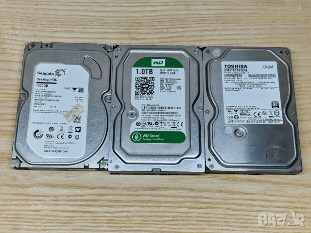 1TB DVR камери 1000GB хард диск за видеонаблюдение DVR или PC тествани, снимка 2 - Твърди дискове - 53267204