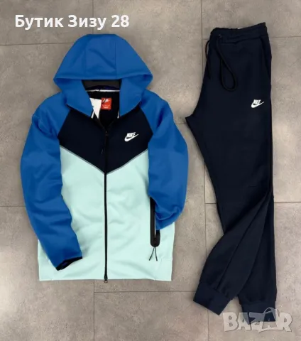 Мъжки екипи Nike Tech Fleece в 10 цвята, снимка 2 - Спортни дрехи, екипи - 48130911