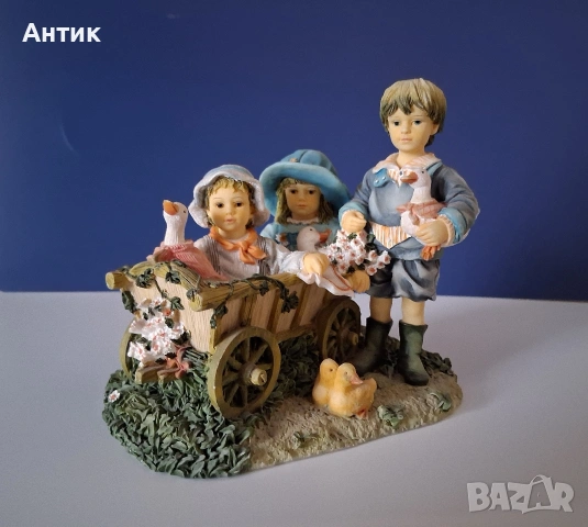 Красива Стара Фигура Статуетка Англия, снимка 2 - Колекции - 53594547