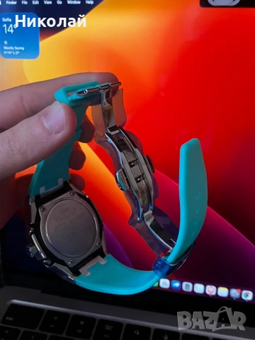 Casio G-Shock Tiffany Blue GA2100 Mod AP style, снимка 5 - Мъжки - 53975164