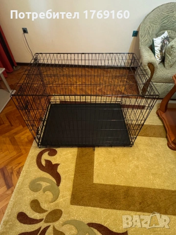 Клетка за куче 108x72x77см за транспорт и стационар
