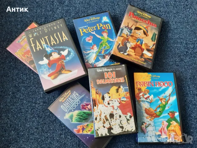 Лот Видеокасети VHS Класика Walt Disney Анимация, снимка 3 - Колекции - 49164915