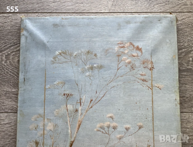 Голяма стара картина масло на платно, снимка 2 - Картини - 53706160