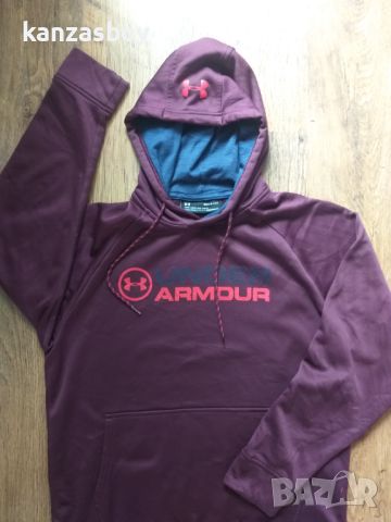 Under Armour Sweatshirts Fleece Hoodie - страхотно мъжко горнище С, снимка 6 - Спортни дрехи, екипи - 46146284