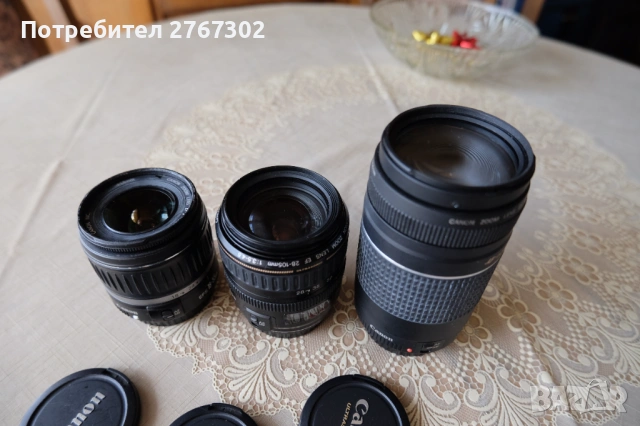 Canon EF Zoom Lenses, снимка 7 - Обективи и филтри - 53416615