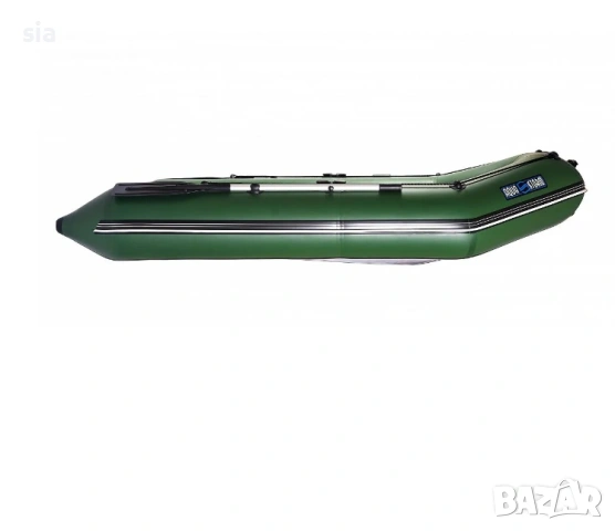 НАДУВАЕМА  ЛОДКА ЗА РИБОЛОВ С ТВЪРДО ДЪНО 334 СМ. AQUA STORM STK 330, снимка 2 - Екипировка - 53197651