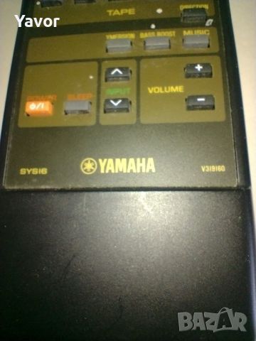 Дистанционно YAMAHA  SYS16    V319160 за ресивър, усилвател, цд, тунер/дек, снимка 2 - Ресийвъри, усилватели, смесителни пултове - 45899955