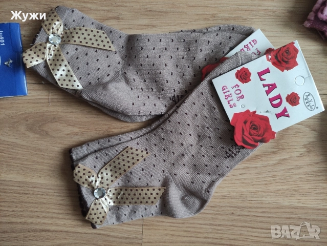 НОВИ красиви детски чорапки за момичета, снимка 10 - Чорапи - 50414107