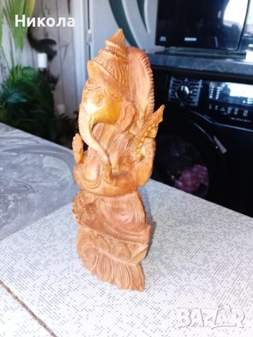 Индийско божество-Ганеша, снимка 3 - Статуетки - 50747912