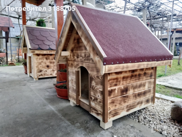 Дървени къщички за кучета , снимка 5 - За кучета - 53730508