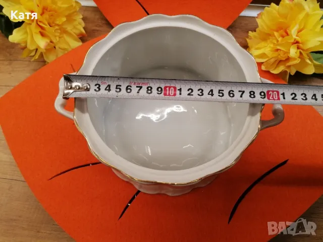  Български  Порцеланов Супник Разград, снимка 4 - Прибори за хранене, готвене и сервиране - 50362338