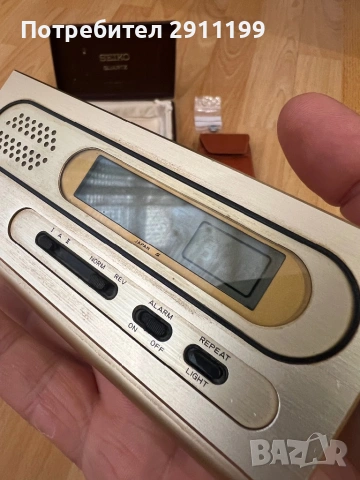 Винтидж будилник Seiko, за ремонт/части, снимка 3 - Друга електроника - 54234879