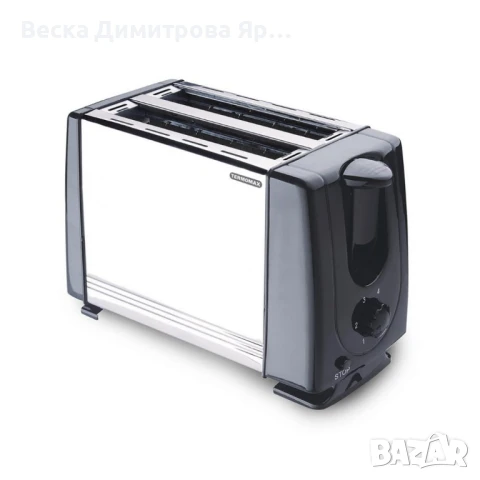 Тостер за 2 филии Termomax TX200S, 650W, метален