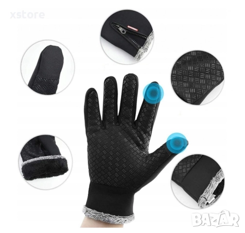 Ръкавици Vivva GLOVELO, размер S/М, L/XL, термо, Черен, снимка 7 - Ръкавици - 52796221