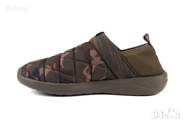 Пантофи за къмпинг Fox Camo/Khaki Bivvy Slippers, снимка 12 - Екипировка - 46041955