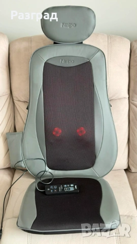 Масажор за гръб шиацу Naipo MGBK-2606H  12V и 220V, снимка 6 - Масажори - 45280516