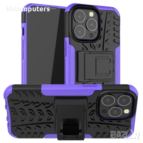 Apple iPhone 13 Pro Удароустойчив Калъф и Протектор, снимка 8 - Калъфи, кейсове - 52818824