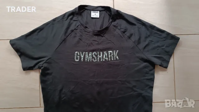 Черна тениска с къс ръкав GYMSHARK, снимка 8 - Тениски - 39823180