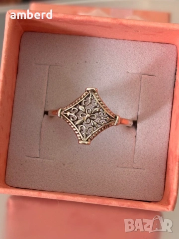 Невероятен сребърен пръстен - модел R064