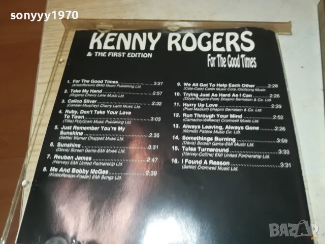 KENNY ROGERS CD 1208241700, снимка 11 - CD дискове - 46885825