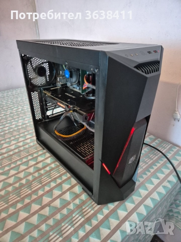 Геймърски компютър гаранция/i3 9100f 16GB,GTX 1070 ti 8GB, 120GB SSD HDD 1TB