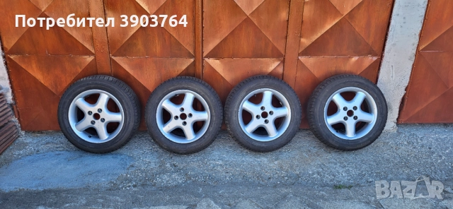 Продавам комплект 4 бр. летни гуми с лети джанти 14 цола
