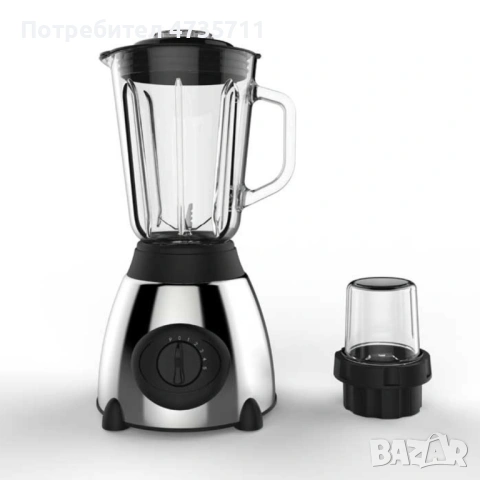 Блендер Cheffinger 1000 W - 1,5 л кана, мелачка 100 мл, корпус от неръждаема стомана, снимка 4 - Други - 54089187