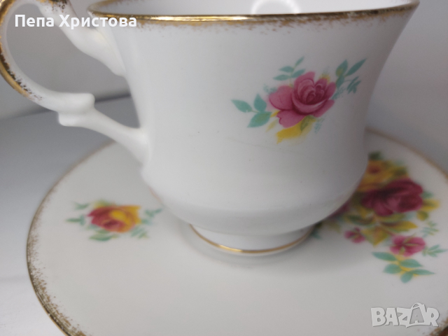 Чаша за чай/кафе от английски костен порцелан, снимка 9 - Чаши - 45031138