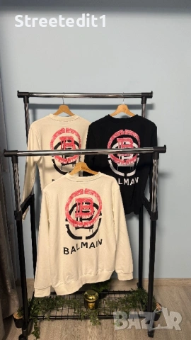 Premium унисекс блуза BALMAIN, снимка 3 - Блузи - 53595692