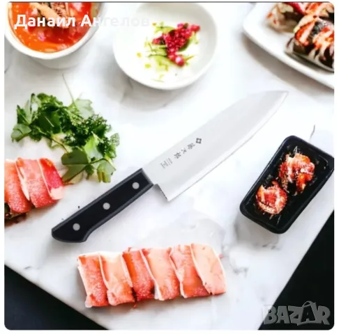 Японски нож Сантоку, 170 мм, TOJIRO BASIC Santoku, F-316, снимка 2 - Прибори за хранене, готвене и сервиране - 48214449