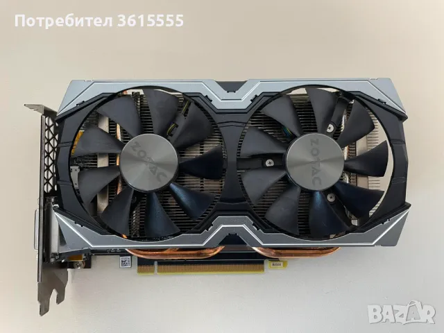 Видео карта ZOTAC GTX 1060 6GB GeForce GTX 1060 AMP Edition 6GB, снимка 2 - Видеокарти - 47662605