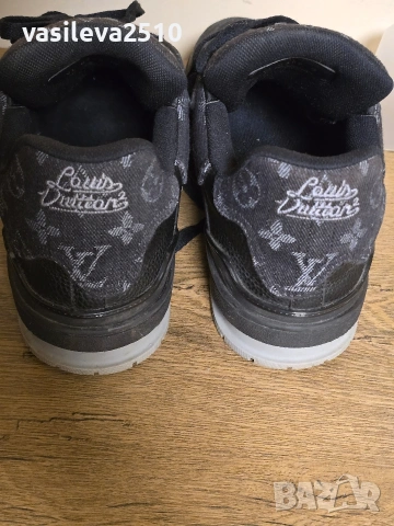 Louis Vuitton LV Trainer x Nigo Black Denim лимитирани мъжки кецове , снимка 10 - Маратонки - 53891284