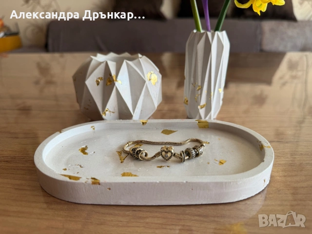 Елегантен гипсов комплект , снимка 3 - Декорация за дома - 54005738