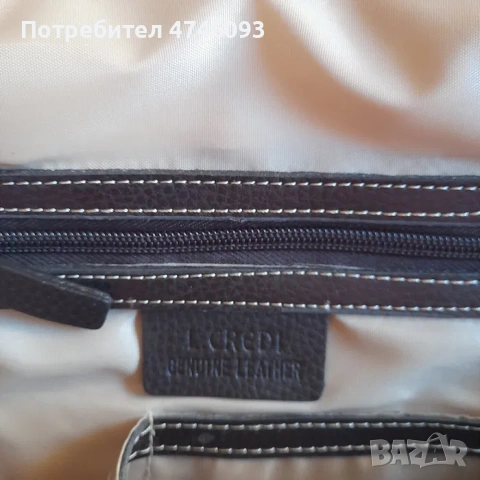 Елегантна чанта L.Credi, снимка 8 - Чанти - 54035358