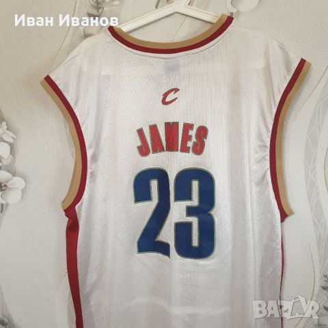 Adidas NBA Cleveland Cavaliers LeBron James 23 Винтидж потник  , снимка 7 - Спортни дрехи, екипи - 46041957