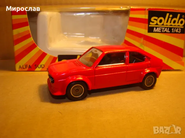 1:43 SOLIDO ALFA ROMEO МОДЕЛ КОЛИЧКА ИГРАЧКА, снимка 2 - Колекции - 48981280