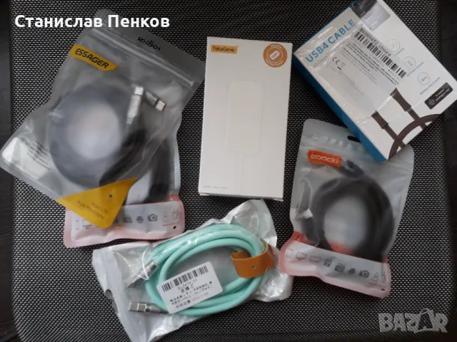 ПРОМОЦИЯ– 20 %.TekaGene. GaN зарядно устройство 100W и  Usb-C към Usb Type C кабел., снимка 1 - Друга електроника - 48470844