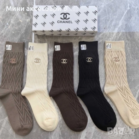 Чорапи CHANEL, PRADA, CELINE, Monclr, снимка 9 - Дамски чорапи - 53357245