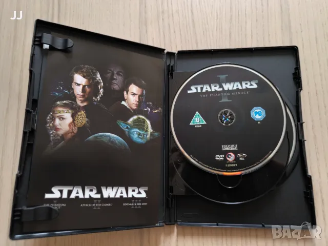 Star Wars Prequel Trilogy 45лв. Трилогия DVD Филм Дивиди Междузвездни войни PAL 2 Без бг субтитри, снимка 2 - DVD филми - 47246970