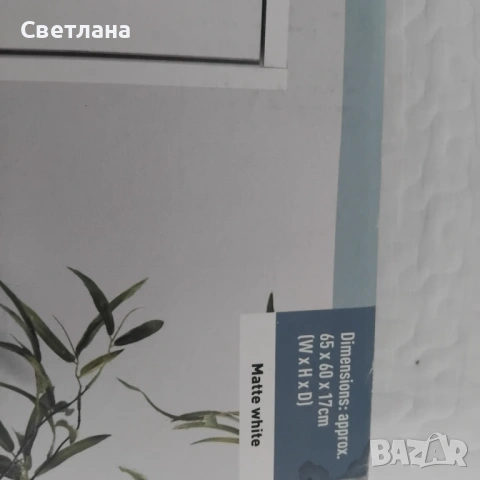 Шкаф за баня Oslo с огледало, снимка 5 - Шкафове - 53209497