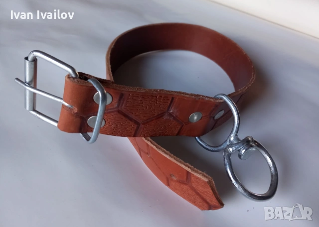 Луксозен нашийник с орнаменти и върток – 4 см широк, снимка 2 - За кучета - 54138082