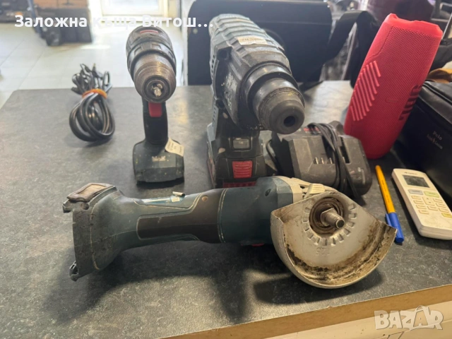 Bosch GWS GSR GBH 180 - Li Бъндъл, снимка 6 - Куфари с инструменти - 53597871