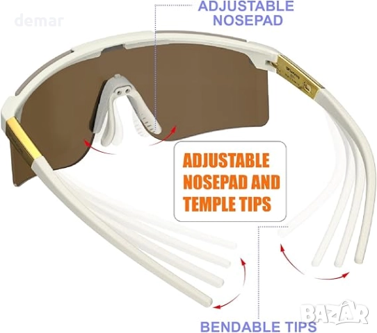 Слънчеви очила за спорт HTS HUNTERSKY за младежи и жени, малък размер, Z87, снимка 4 - Слънчеви и диоптрични очила - 51543033