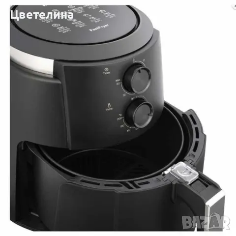 ФРИТЮРНИК С ГОРЕЩ ВЪЗДУХ /Air Fryer, снимка 2 - Фритюрници - 47341630