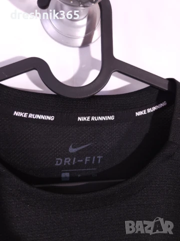 NIKE Running Спортна Тънка Блуза/Мъжка S, снимка 3 - Спортни дрехи, екипи - 50674774