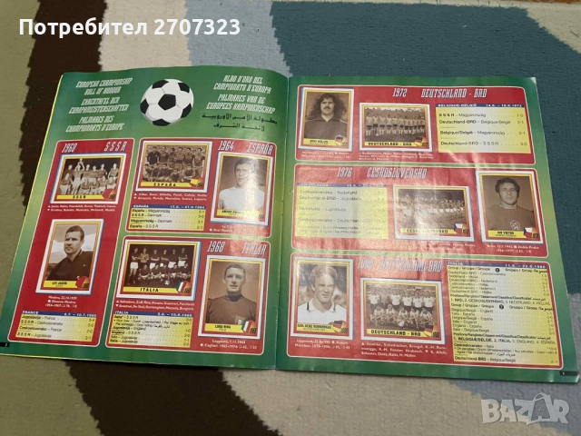 Албум Панини Евро 96 - изцяло попълнен (Дубайска версия), снимка 2 - Списания и комикси - 51473913