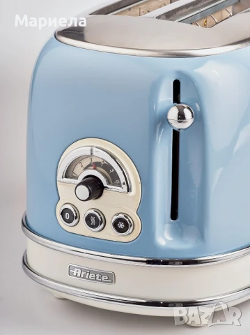 Ariete Винтидж тостер за 2 филийки / 815W / Транспортна забележка, снимка 2 - Тостери - 50779024